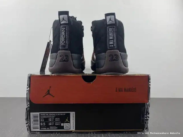 Official Maikesneakers Maniere Retro 12 A Jordan Ma Black DV6989-001 0422